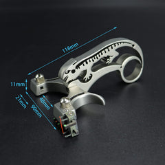 ZHUOCE slingshot includes 50 heavy stainless steel ammunition balls