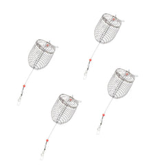 Six-piece bait cage set with carry handle for easy transport