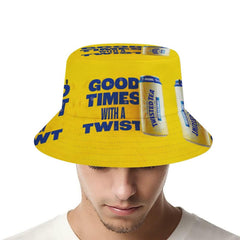 ZHYSQY UV-protective bucket hat blocks sun during outdoor activities.