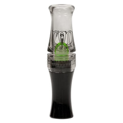Zink COD polycarb Canada goose call closeup with straight bore mouthpiece for clear calls.