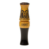 Zink COD polycarbonate goose call in hunting setup delivering powerful low-end.