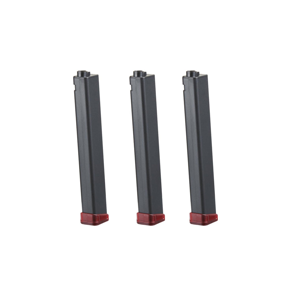 Zion Arms PW9 120-round magazine front view, compact mid-cap design for reliable feeding.