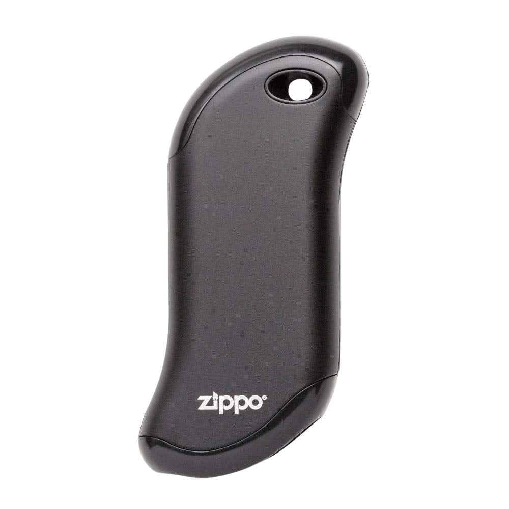 Zippo HeatBank 9s front view showing compact hand warmer for portability