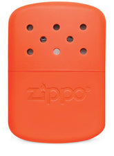 Zippo Hand Warmer 12h blaze orange demonstrates compact warmth for outdoor activity