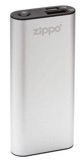 Zippo HeatBank 3 front view shows dual heat settings for customizable warmth.