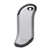 Zippo Silver HeatBank 9s front view shows compact warmth for chilly days