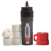 Zippo ZO30072 Emergency Fire Kit front view for rugged outdoor use.