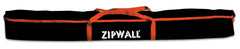 ZIPWALL CB1 carry bag for poles and accessories keeps gear organized for easy transport.