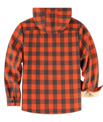 ZITY flannel jacket pocket detail showing chest and side pockets