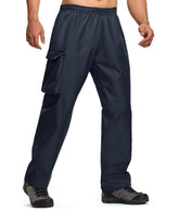 ZITY men's rain over pants with 5000mm waterproof shell for wet weather protection.