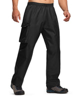ZITY men's rain over pants with waterproof shell for rugged outdoor protection.