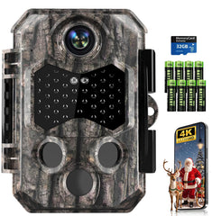 Zivolixd Trail Camera front view shows 84MP clarity for wildlife moments outdoors