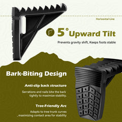 Zivoxia Saddle Steps micro-arc sides highlight anti-slip design for secure side-moving