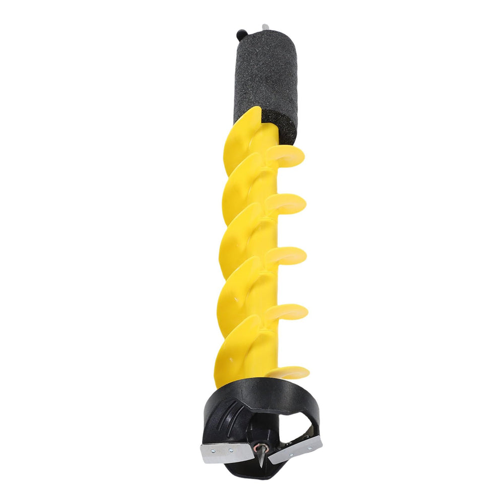 ZIZEV ice auger assembly shows quick drill connection