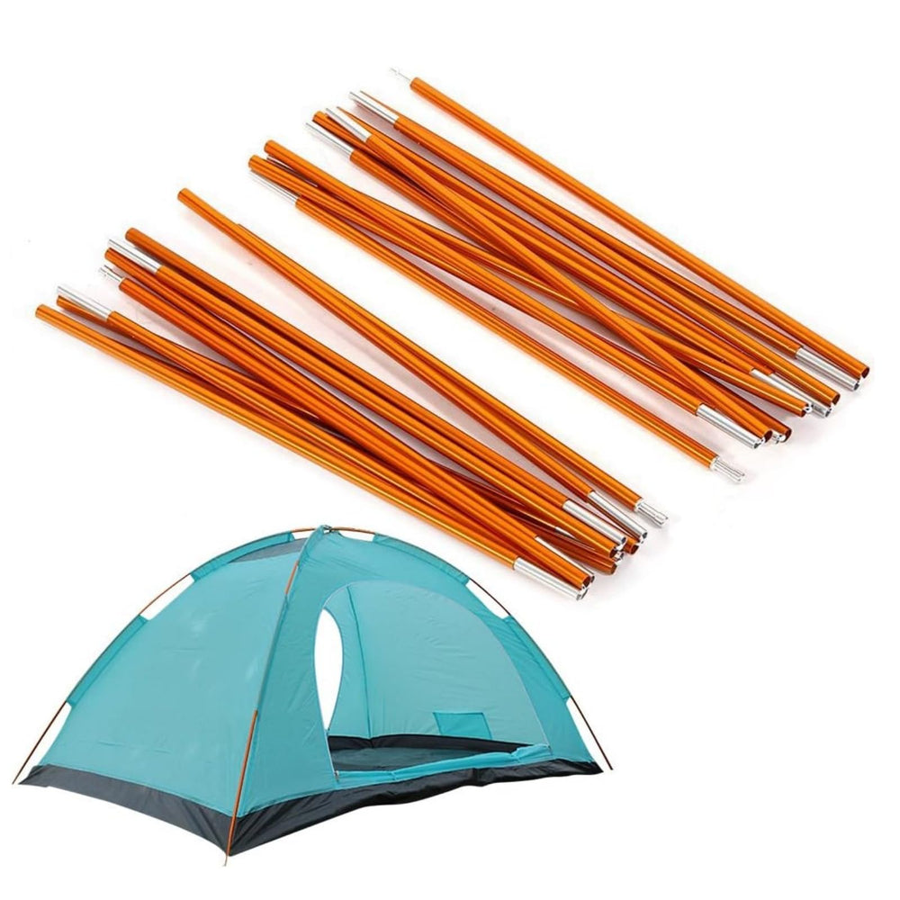 ZJChao aluminum tent poles 142 inch, ideal for quick, sturdy camping setups.