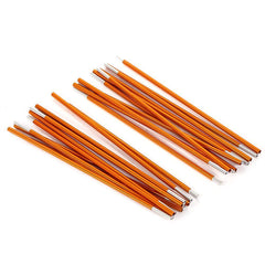 ZJChao replacement 2-piece tent poles, perfect for spare parts on journeys.