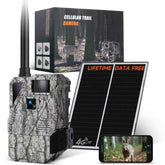 Zleo deer game camera front view shows rugged IP66 housing for outdoor durability.