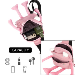 ZLM BAG US nylon water-resistant material keeps essentials dry on light hikes.