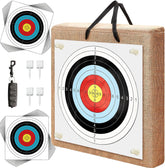 ZMATLIAO archery target straw backyard setup for practice sessions.