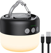 ZMNT LED camping lantern front view shows 1000LM brightness for outdoor adventures.