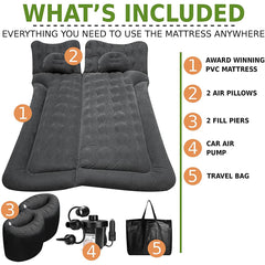 ZONETECH premium PVC material offers durable support for repeated road adventures.