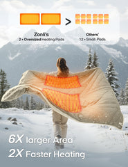 ZonLi Z-Walk with three heat levels for on-the-go comfort.