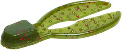 Zoom Bait 041147 SP Super Chunk Jr JigTrailer avocado color, fluttering action and versatility