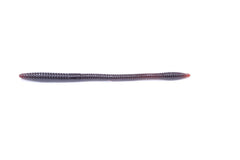 Zoom Bait Trick Worm in black on a finesse rig with subtle wiggle