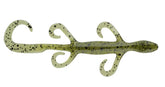 Zoom Bait 5-Inch Lizard Watermelon lure with dynamic action for spring bass.