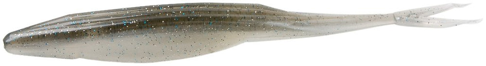Zoom Bait 7-Inch Magnum Super Fluke in Smokin Shad, ideal for bass around weed pockets