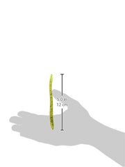 Zoom Bait Finesse Worm Watermelon Chartreuse shows versatile rig use for bass.