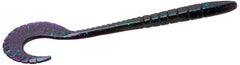 Zoom Bait G Tail Worm Junebug on Carolina rig, ideal for big bass near cover.