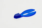Zoom Bait Junior Super Chunk Flippin Blue 3-inch trailer boosts jig action for stronger hookups.