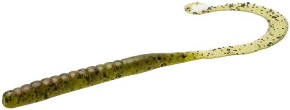 Zoom Bait Mag II Ribbon Tail Worm in Watermelon Red for pitching into cover to target large bass.