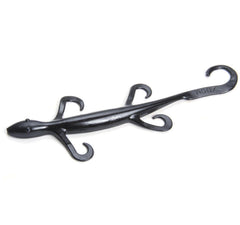 Zoom Bait Magnum Lizard 8in black in water attracts bass from a distance