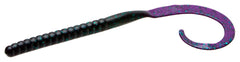 Zoom Bait Magnum Ol' Monster Worm in Junebug with lifelike tail action for enhanced on-water performance.