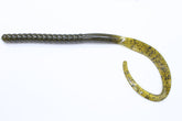 Zoom Bait Magnum Ol' Monster Worm pack, 12-inch green pumpkin, ideal for Texas or Carolina rigs.
