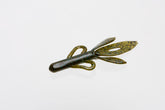 Zoom Bait Super Hog green pumpkin blue 4-inch side view shows lifelike action for bass.