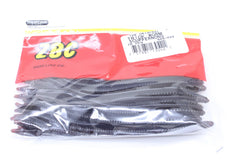 Zoom Bait Trick Worm in black shown weed-action for fishing around heavy vegetation