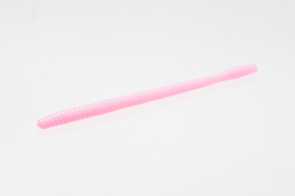 Zoom Magnum Trick Worm in Bubble Gum, 7-inch, ideal for bass fishing and strong hook engagement