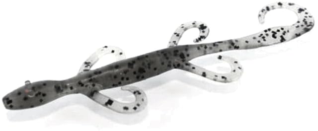 Zoom Mini Lizard 4in Salt & Pepper lure for versatile bass fishing and pre-spawn action
