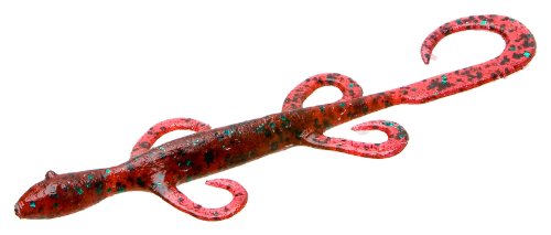 Zoom Mini Lizard Bait in Red Bug with lively tail action for better hookups