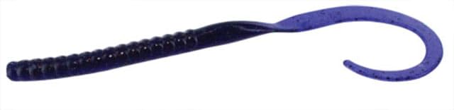 Zoom Ole Monster Magnum Worm 10.5in Junebug Pepper Red lure for bass fishing with lifelike action.