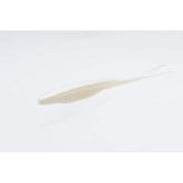 Zoom Super Fluke white pearl soft lure for bass finesse fishing.