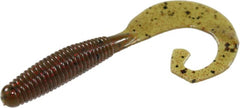 Zoom Tab Tail Grub close-up shows salt-impregnated body for durable bites.