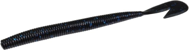 Zoom U-V Speed Worm 6in black/blue for bass with lifelike action and versatile rigging