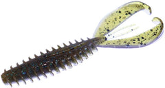 Zoom Z-Craw lure, 4.5in Green Pumpkin Blue Flash, ideal for freshwater bass.