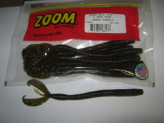 Zoom Z-Craw Worm in Green Pumpkin ready for rigging and tough fish battles