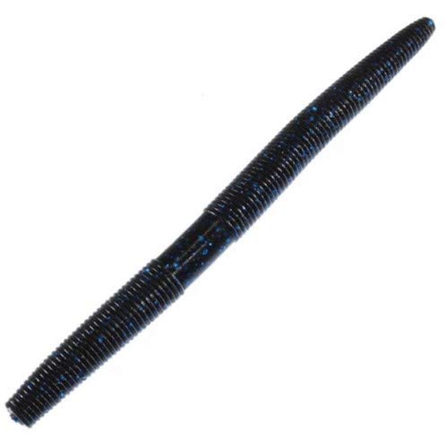 Zoom Zlinky Blueberry soft plastic sinkbait for versatile freshwater lure action.