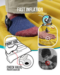 ZOOOBELIVES Airlive2000P warmth-test surface demonstrates waterproof protection from damp ground.